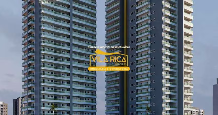 Apartamento com 2 dorms, Maracanã, Praia Grande - R$ 470 mil, Cod: 378113