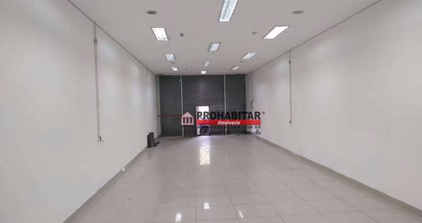 Alugo ótimo salão comercial de 110 m² de área útil com excelente localização no centro da Vila São José, bom negócio para investidor e franquias