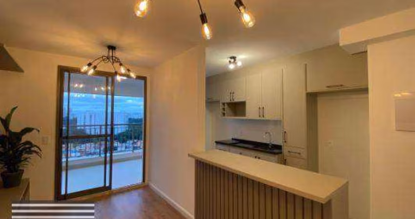 Apartamento com 2 dormitórios para alugar, 58 m² por R$ 6.478,84/mês - Chácara Santo Antônio - São Paulo/SP