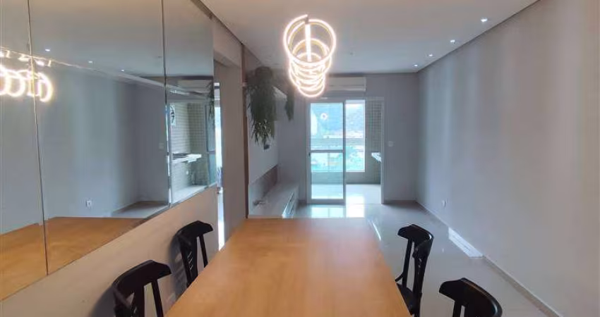 Apto de 2 Dorm c/ 1 SUÍTE, SACADA, 76,92 m² de área útil. BAIRRO: CANTO DO FORTE.