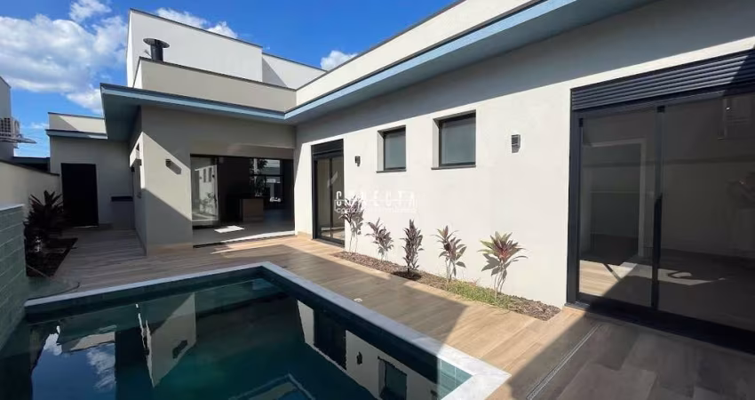 Casa Térrea em Indaiatuba, Condomínio Piemonte com 3 suítes - 202 m²
