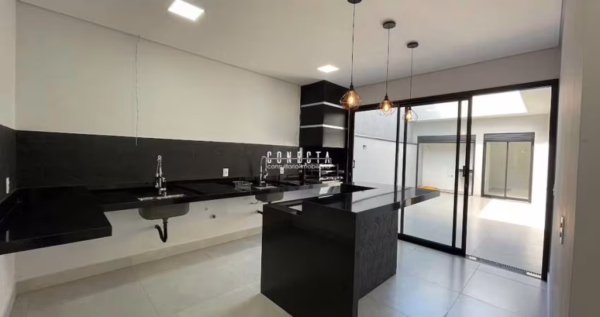 Casa Térrea Indaiatuba, Condomínio Gran Reserve com 3 suítes - 140 m²