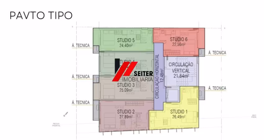 Studio a venda na Trindade Próximo a UFSC