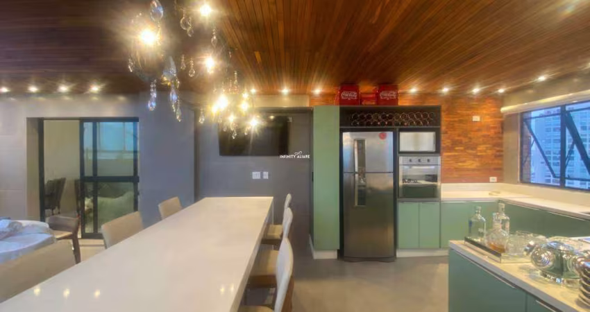 Cobertura c/ 3 quartos, 3 suítes e 4 vagas, 450m², à venda no Condomínio Edifício Universe's Garden, no bairro Parque da Mooca, por 3.600.000,00