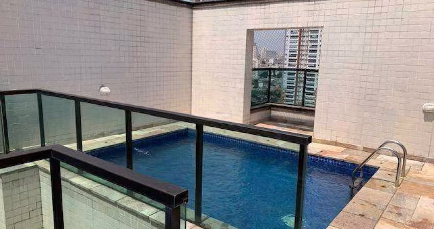 Cobertura c/ 3 quartos, 1 suíte e 3 vagas, 250m², à venda no Condomínio Edifício Arco Balleno, no bairro Vila Gomes Cardim, por 2.332.000,00