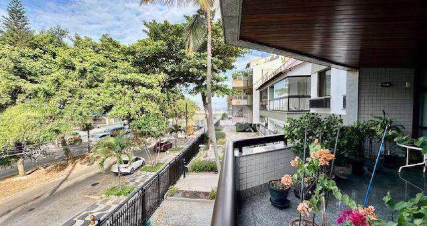Lopes Enjoy Vende Apartamento 3 quartos, sol manhã, 180 m², 2 vagas, quadra praia - Vista Mar.