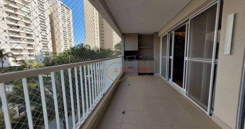 Apartamento com 3 suítes para alugar, 142 m² por R$ 7.945/mês - Jardim das Indústrias - São José dos Campos/SP