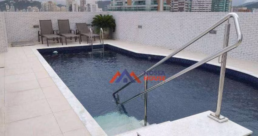 Apartamento com 2 dormitórios à venda, 69 m² por R$ 695.000,00 - Boqueirão - Santos/SP