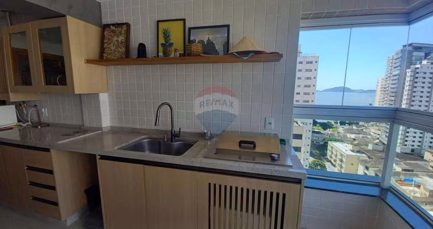 Apartamento 3 dorm, Vista mar, Condominio Clube na Praia das Astúrias, Guarujá, SP