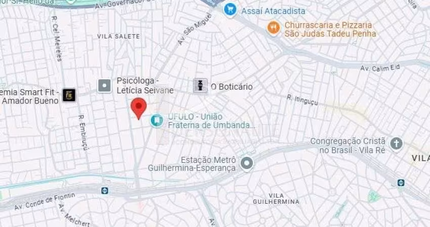 Terreno comercial, 500 m2, para venda, Metrô Guilhermina-Esperança, Penha.
