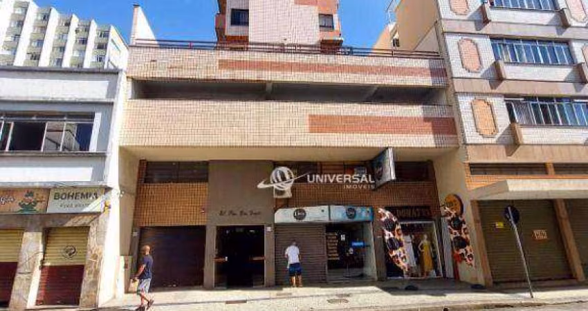 Apartamento com 1 quarto, 53 m² - venda por R$ 250.000 ou aluguel por R$ 1.050,00/mês - Centro - Juiz de Fora/MG