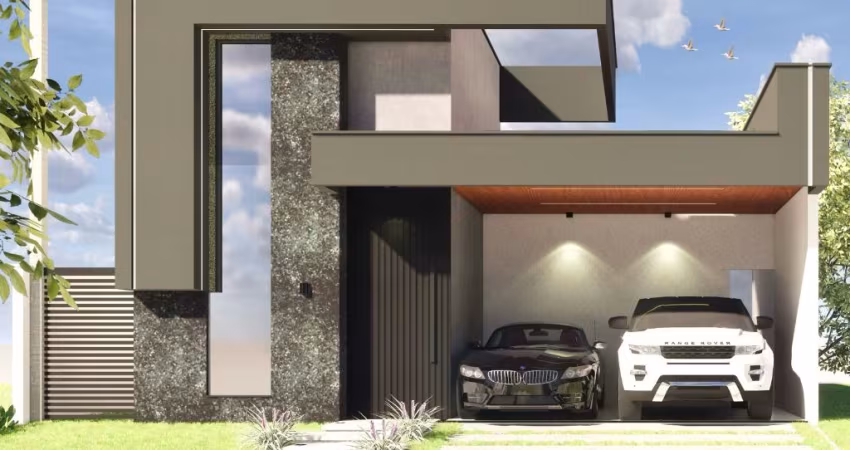 Casa em fase de acabamento no Ecoville 1