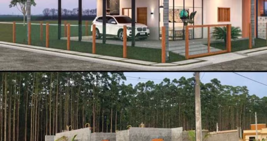 Casa 02 Dorm à venda no Bairro Praia Caravelle (Lot. Jardim América) com 77 m² de área privativa - 2 vagas de garagem