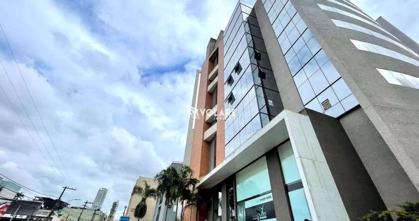 Sala comercial para locação com 43m², 1 banheiro e vagas por R$ 1.500,00!