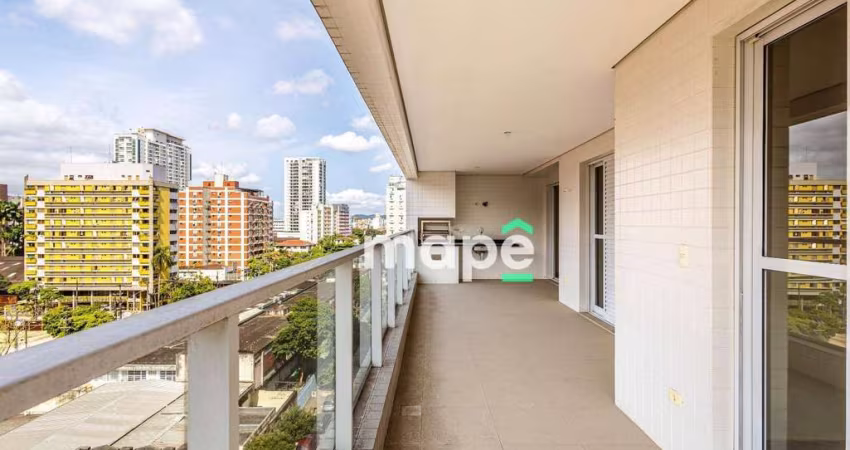 Apartamento à venda, 177 m² por R$ 2.150.000,00 - Boqueirão - Santos/SP