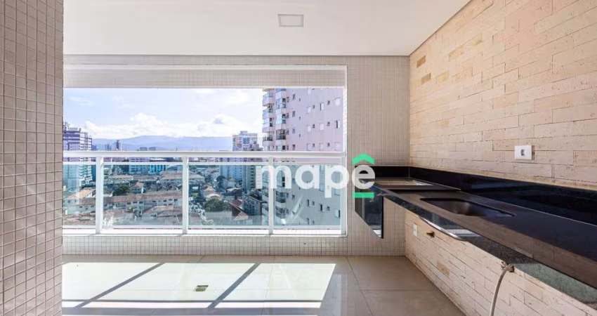 Apartamento com 2 dormitórios à venda, 92 m² por R$ 1.550.000,00 - Boqueirão - Santos/SP