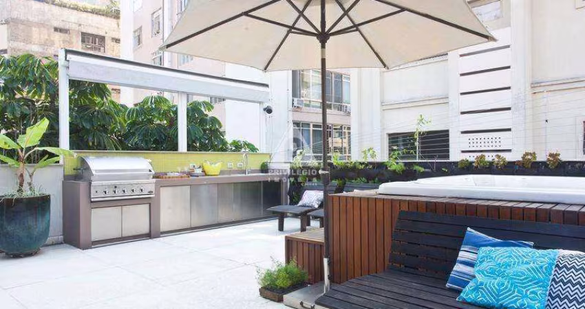 3 QUARTOS 1 SUITE COM 196M² COBERTURA- JARDIM BOTÂNICO