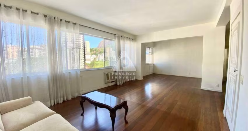 Leblon, 140m², 3 quartos, 2 vagas, vista livre