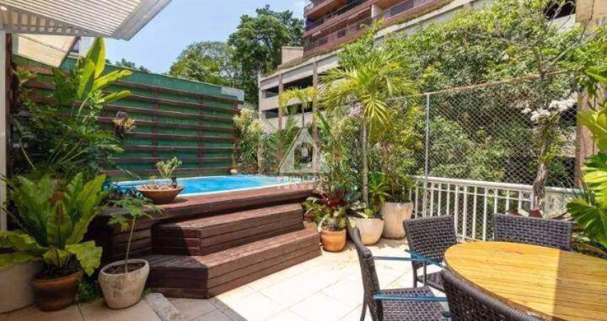 Excelente cobertura 5 quartos no leblon