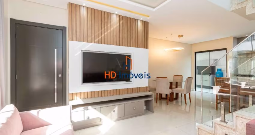 Sobrado em Condomínio, Espaço Gourmet, 3 Quartos (Suíte), 121,53m2 no Boqueirão