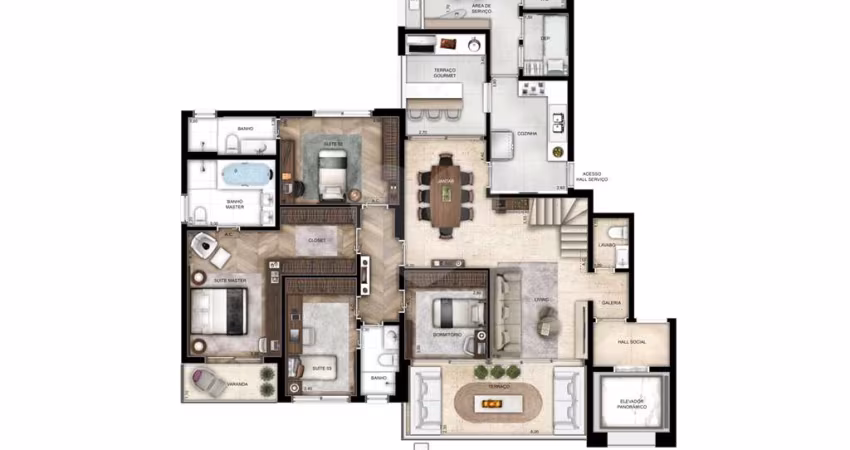 Apartamento com 5 quartos à venda em Vila Mariana - SP