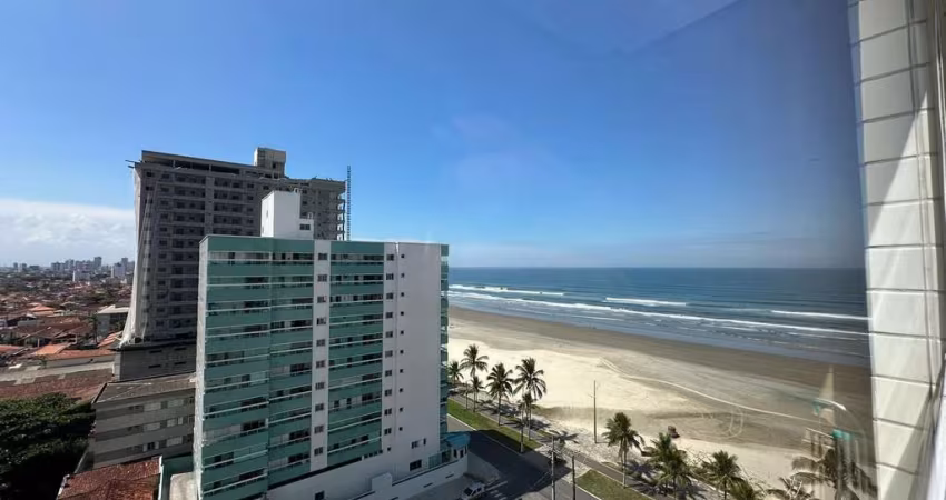 Apartamento em Praia Grande, no Jardim Real com 02 domr e vista mar.