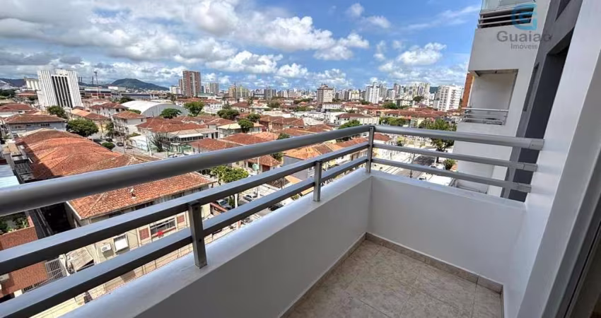 Alugo Apartamento, 01 Dormitório, Lazer Completo, Garagem, Frente para a rua, Encruzilhada, Santos.