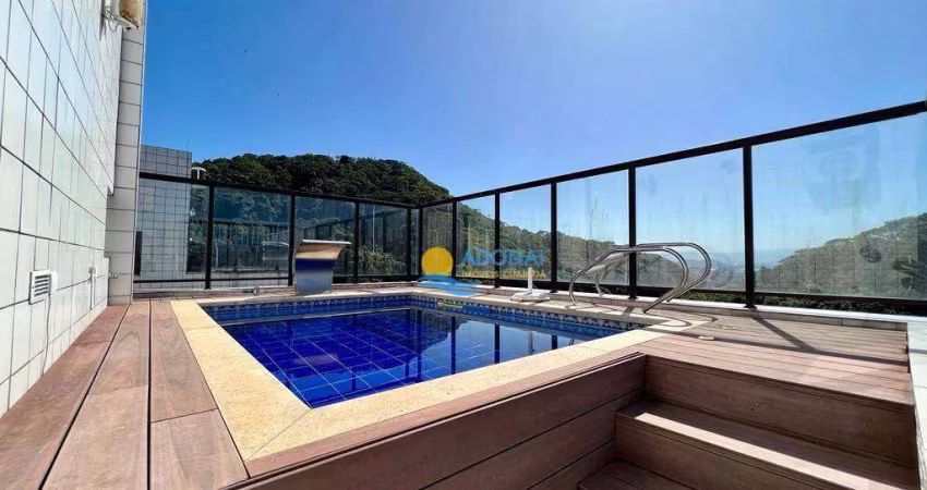 Cobertura com 4 dormitórios à venda, 280 m² por R$ 2.100.000,00 - Pitangueiras - Guarujá/SP