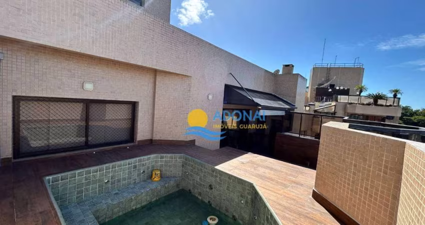Cobertura com 4 dormitórios à venda, 198 m² por R$ 1.300.000,00 - Pitangueiras - Guarujá/SP