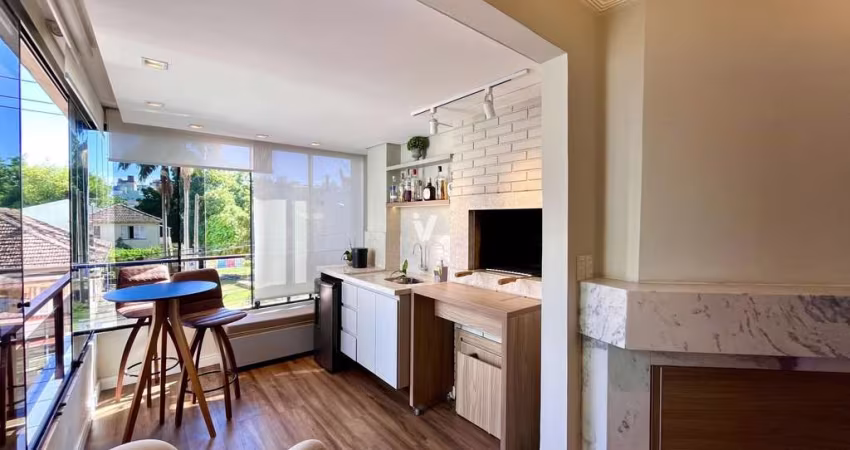 Apartamento 3 dormitórios com suíte, espaço gourmet e 1 vaga no Centro