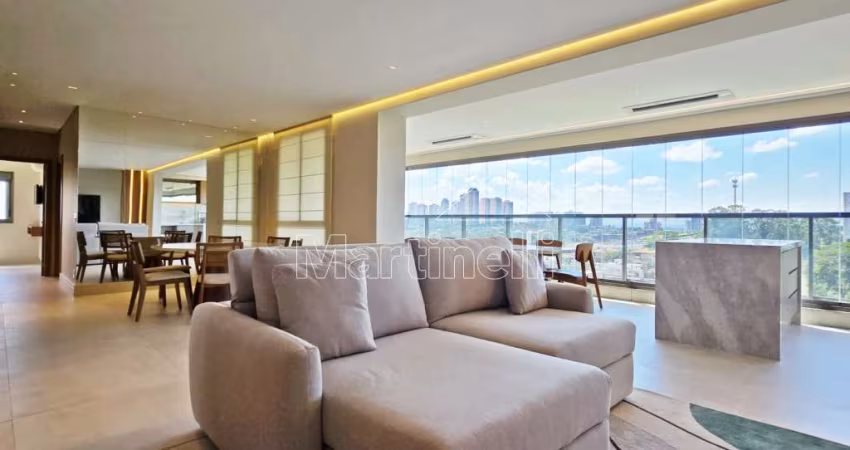 Apartamento Alto Padrão mobiliado de 178m² à venda, próximo ao Parque Olhos D`água - Ribeirão Preto/SP.