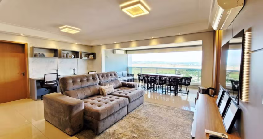 Apartamento Alto Padrão mobiliado de 132m² de área útil à venda, próximo à Avenida Professor João Fiúsa - Ribeirão Preto/SP.