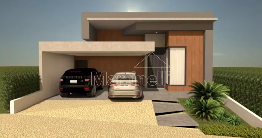 Casa térrea de 186m² de área construída para venda e locação, próximo ao Buffet e Espaço de Eventos Villa do Lago - Bairro Cond. Quinta da Mata, Ribeirão Preto/SP.