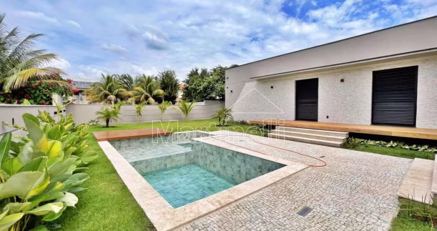 Casa térrea diferenciada de Alto Padrão com 310m² de área construida à venda no Condomínio Royal Park, próximo ao Ribeirão Shopping - Bairro Royal Park, Ribeirão Preto/SP.