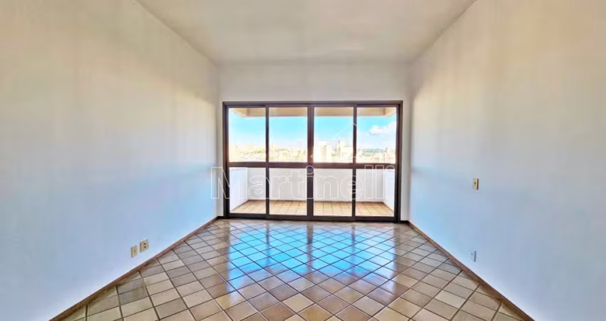 Apartamento de 100m² de área útil para locação no Condomínio Guaratuba, próximo a Praça XV de Novembro - Bairro Centro, Ribeirão Preto/SP.