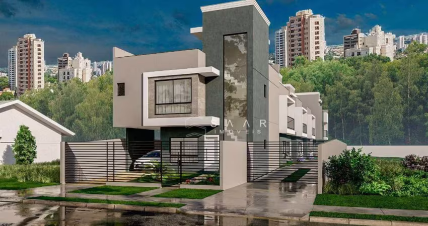 Sobrado com 3 dormitórios à venda, 120 m² por R$ 650.000 - Uberaba - Curitiba/PR