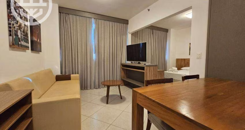 Apartamento com 1 dormitório, 40 m² - venda por R$ 370.000,00 ou aluguel por R$ 4.209,00/mês - Parque do Peão Boiadeiro - Barretos/SP