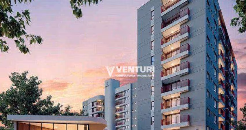 Apartamento com 2 dormitórios, sendo 1 suíte à venda, 69 m² por R$ 440.000 - Velha - Blumenau/SC