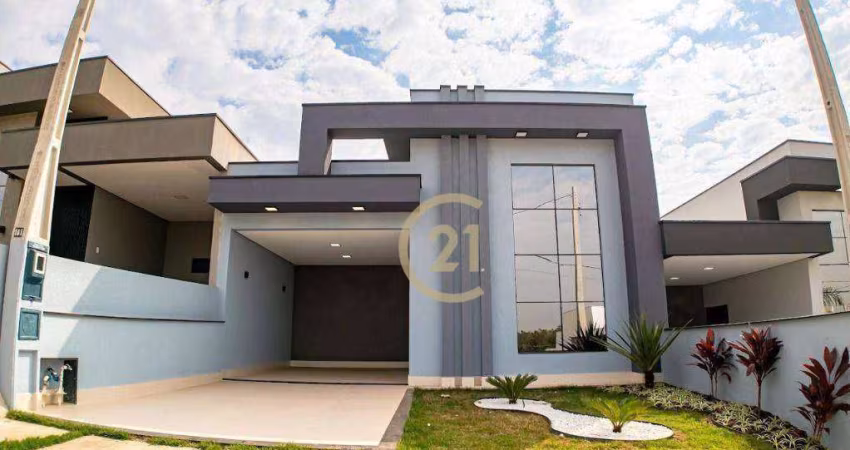 Casa com 3 quartos à venda, 137 m² por R$ 1.320.000 - Condomínio Park Gran Reserve - Indaiatuba/SP