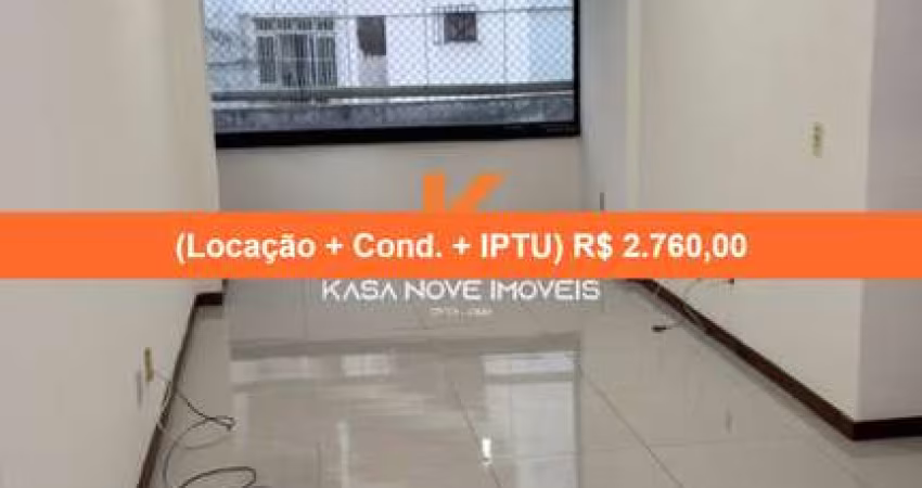 2 Quartos - 1 Suíte - 70 m² - Armários - Área de Serviço - 1 Vaga de Garagem
