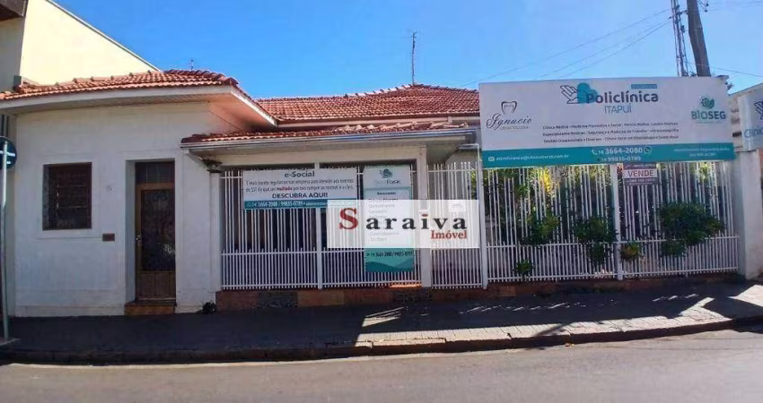 Imóvel no centro de Itapuí- Residencial/Comercial à venda com 370,77 m²  por R$ 470.000.