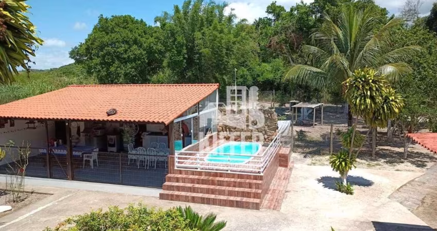 Sítio com 3 dormitórios à venda, 6000 m² por R$ 1.010.000,00 - Bambuí - Maricá/RJ
