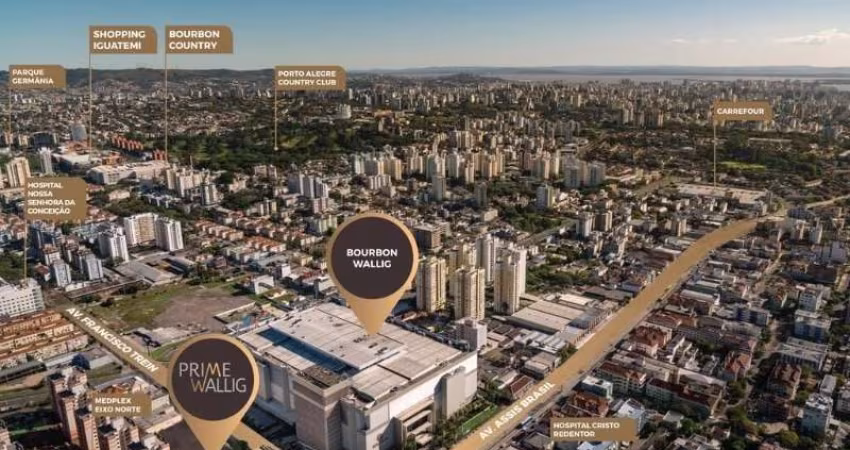 MUDE PARA UM APTO PRONTO E NOVO COM INFRA DE RESORT &lt;BR&gt;EM FRENTE AO SHOPPING DO WALLIG EM PORTO ALEGRE-RS&lt;BR&gt;No PRIME WALLIG. SÓ R$ 750.000,00&lt;BR&gt;Apto 3 dormitórios, 1 suíte, banhei