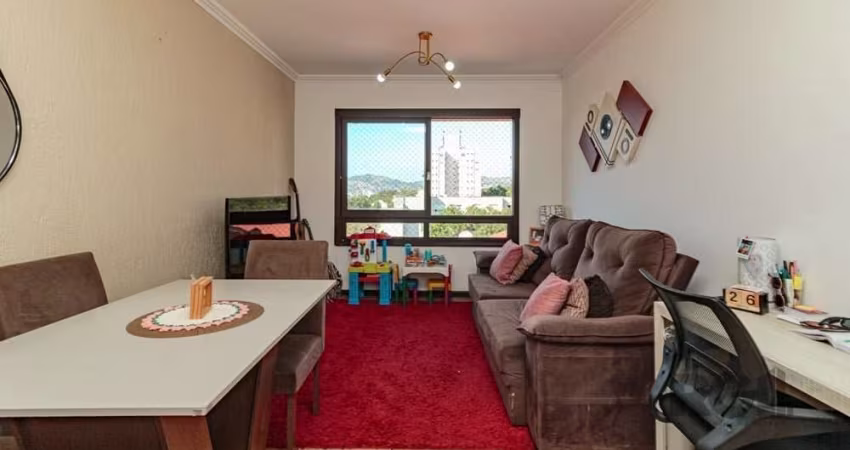 Sol manhã (leste) 2 dormitórios sacada em L 1 banheiro Living amplo com sala de estar/jantar integradas Cozinha Área de Serviço 4º andar, apenas 3 lances de escada 1 vaga coberta Este apartamento cont