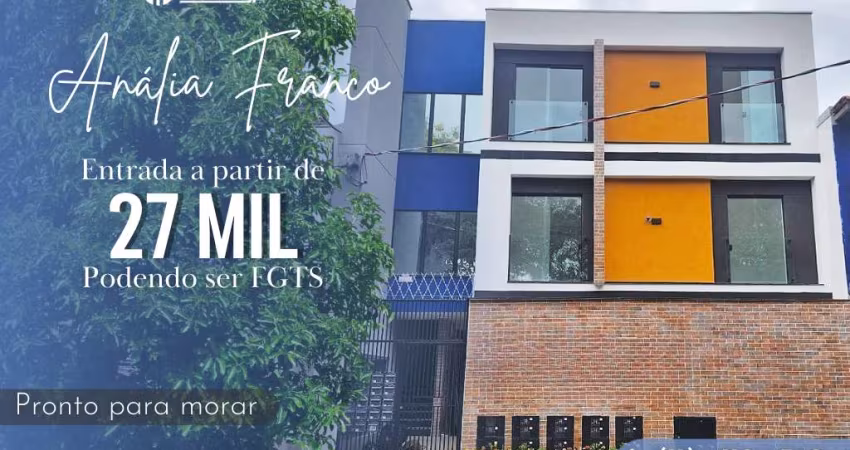 Apartamento para Venda em São Paulo, Anália Franco, 2 dormitórios, 1 banheiro