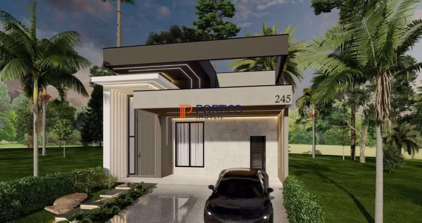 Casa nova com 3 suítes e piscina no Terras da Estância Paulínia