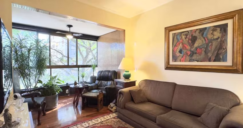 APARTAMENTO MOBILIADO 3 DORMITÓRIOS COM 2 VAGAS DE GARAGEM NO HIGIENÓPOLIS