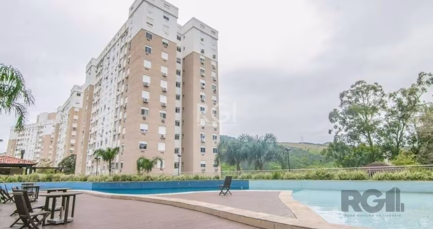 Apartamento de três dormitórios, suíte e uma vaga de garagem no bairro Jardim Carvalho em Porto Alegre.