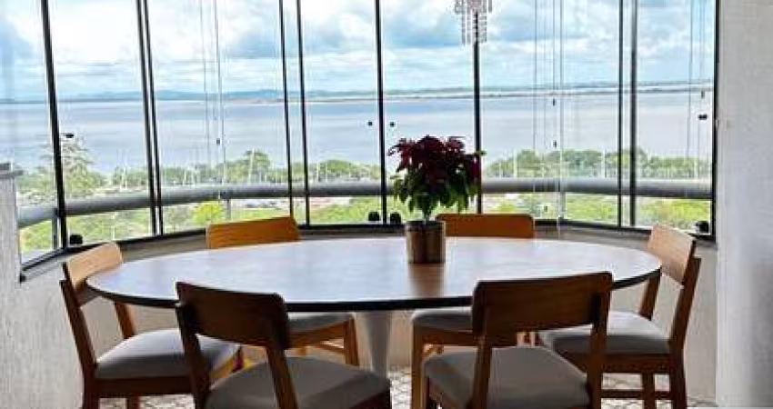 Apartamento com vista para o guaiba, 3 dormitórios com suite