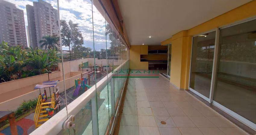 Apartamento com 3 dormitórios para alugar, 187 m² por R$ 5.937,00/mês - Nova Aliança - Ribeirão Preto/SP